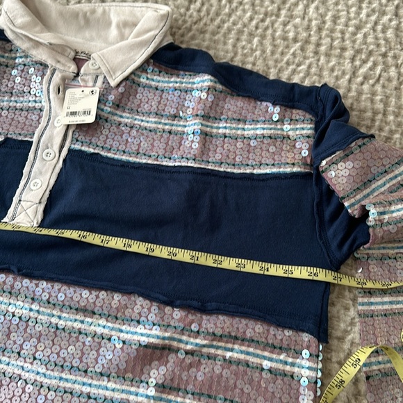 NWT- We the Free Party Favors Rugby Tee - M - Picture 6 of 7